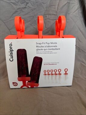 Snap-Fit Pop Molds - Red